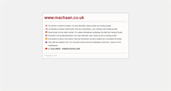 Desktop Screenshot of machaan.co.uk