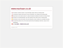 Tablet Screenshot of machaan.co.uk